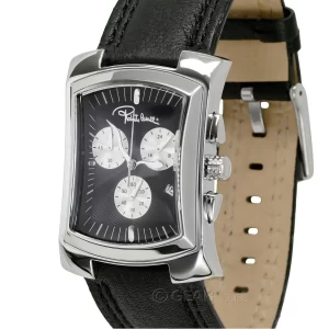 Authentic Roberto Cavalli Black Dial Designer Mens Watch New In Box With Papers