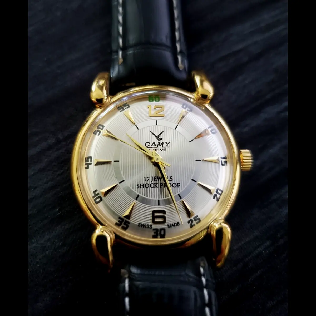 Rare Camy Geneve Mechanical Swiss Watch Restored Serviced Runs Excellent - Image 3