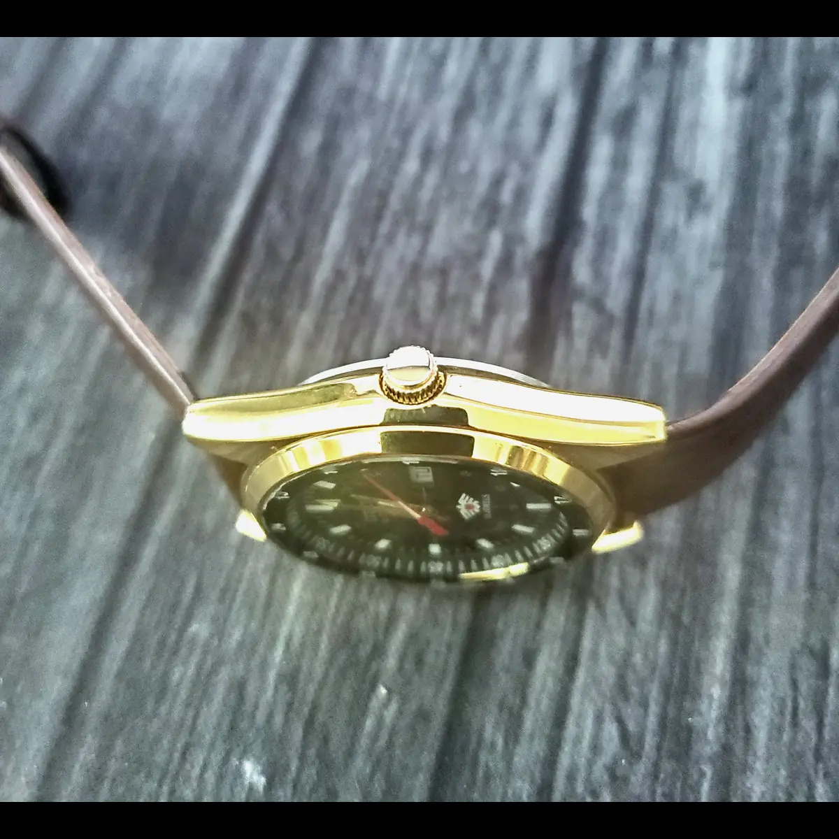 Vintage Citizen Automatic 12-24hr Dial Watch 82004s Serviced - Image 4