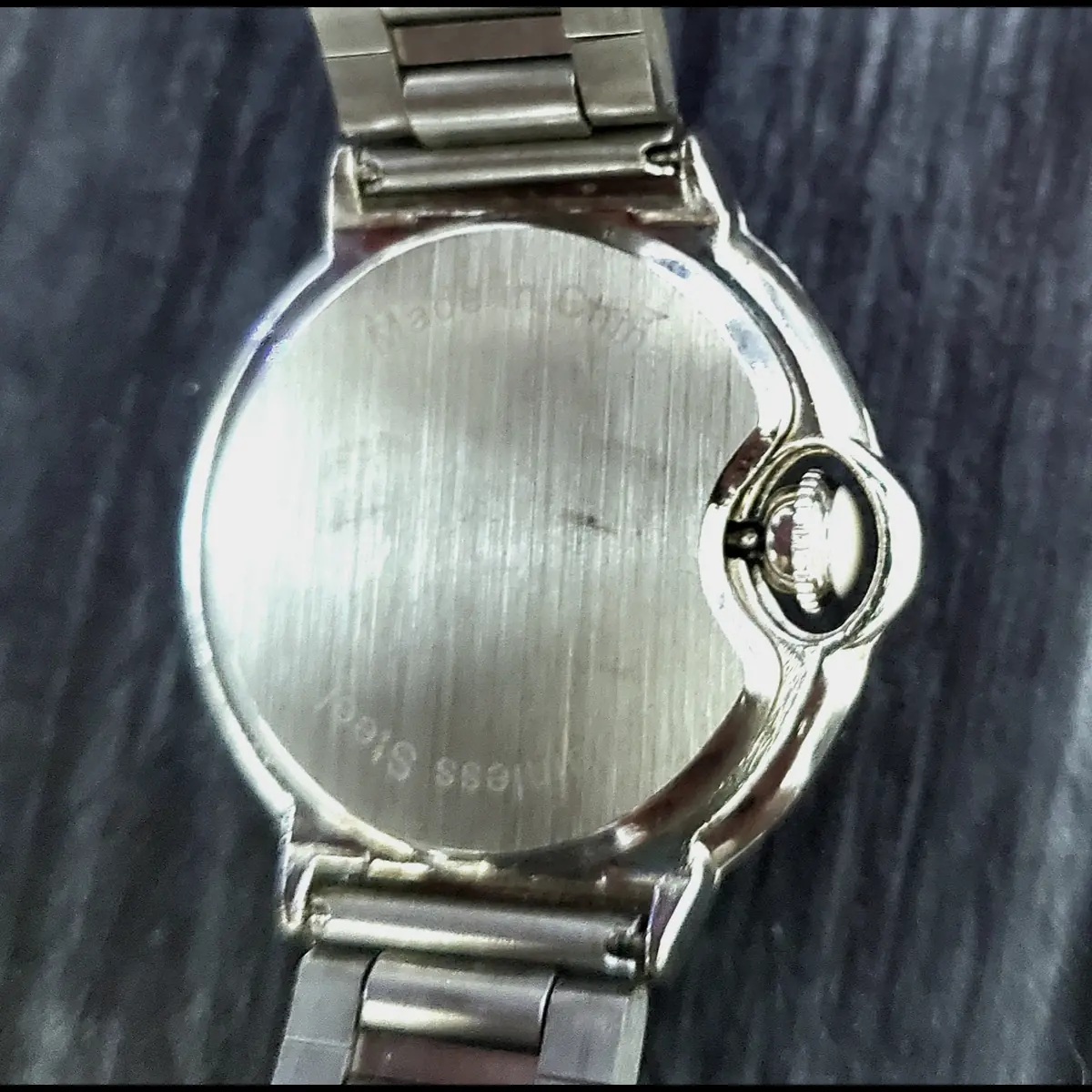 Art Deco Roman Adesso Neuvoux Stainless Men's Dress Watch - Image 4