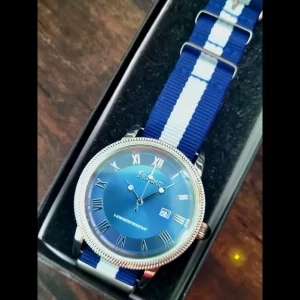 Rare Stauer 28997 Men's Nato Strap Sport Watch New Battery