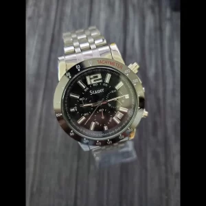 New In Box Stauer 38061 Jet Setter Chronograph Mens Watch