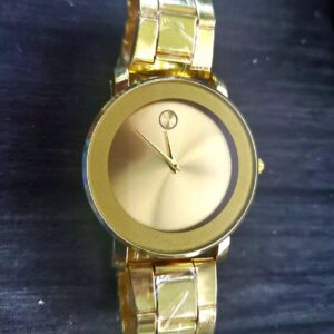 Gold M Bold Style Affordable Mens Dress Watch