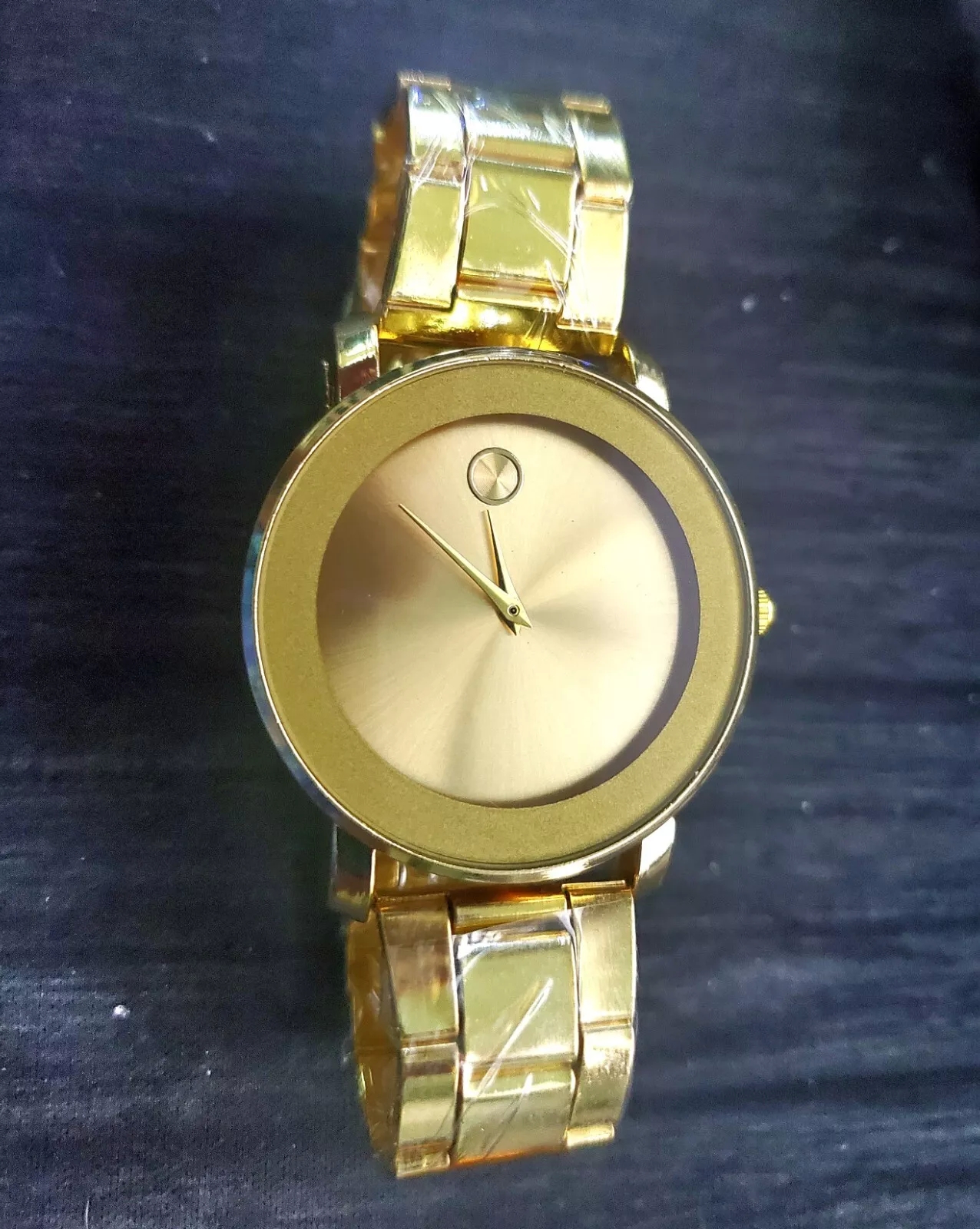 Gold M Bold Style Affordable Mens Dress Watch