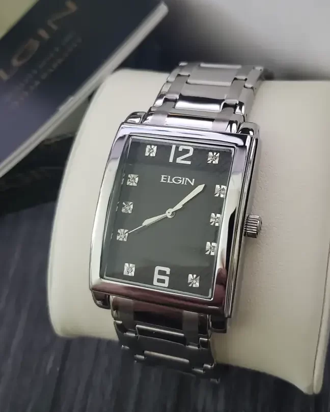 Rare Lord Elgin Gem Dial Mens Dress Watch New In Box 45mm