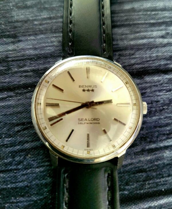 Very Rare Vintage Benrus SeaLord 3 Star Automatic Mens Watch