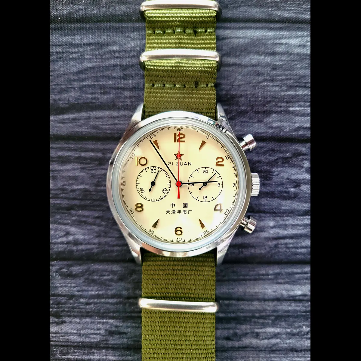 1963 Re-Issue Pilot Aviation Zuan 21 Men's Quartz Watch