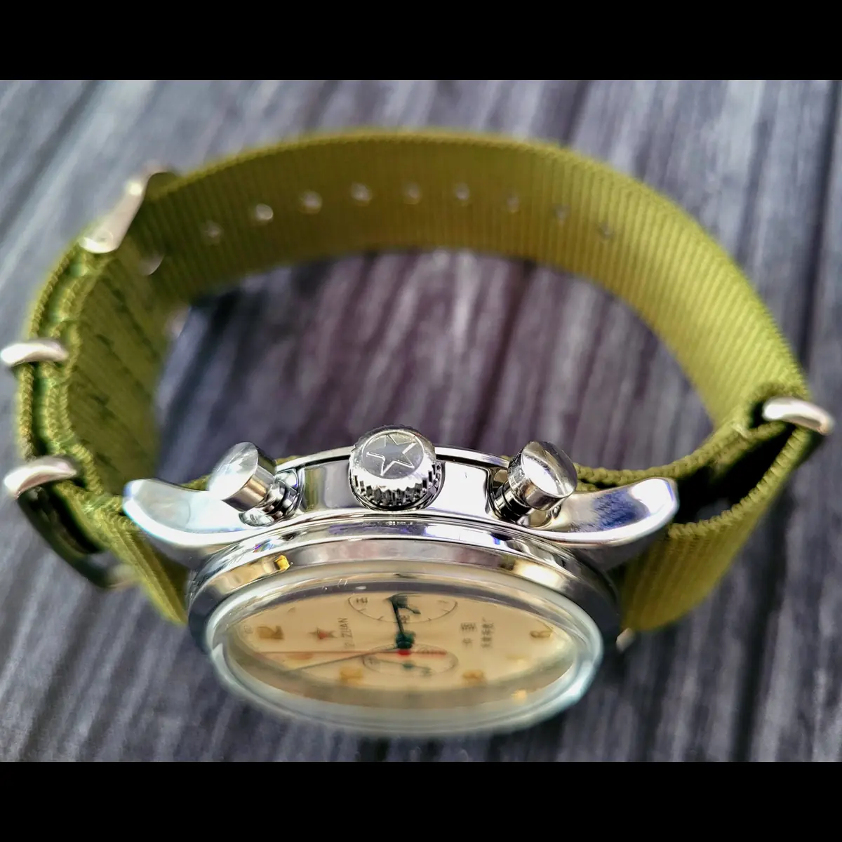 1963 Re-Issue Pilot Aviation Zuan 21 Men's Quartz Watch - Image 5