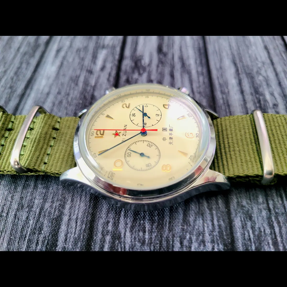 1963 Re-Issue Pilot Aviation Zuan 21 Men's Quartz Watch - Image 3