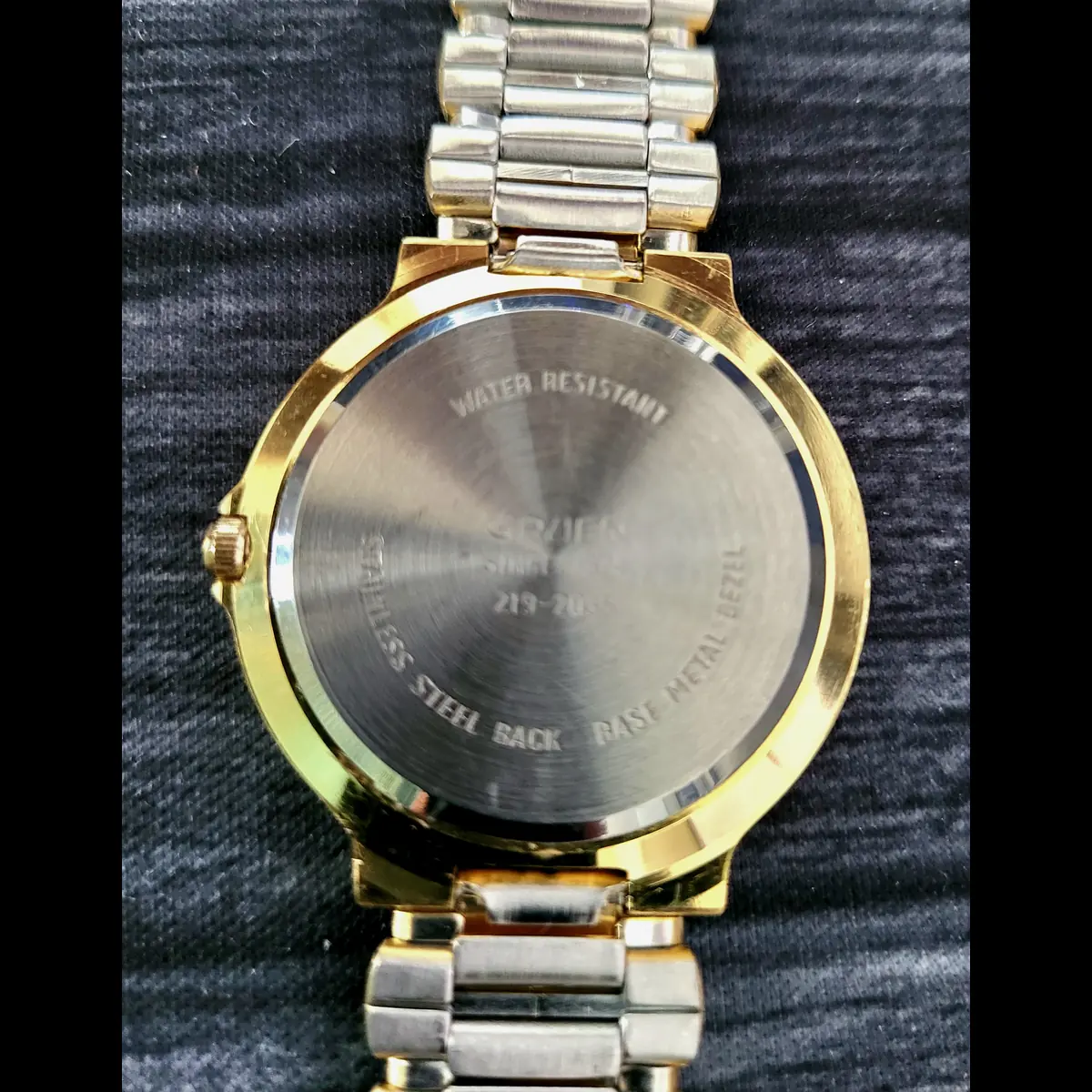 Exquisite Rare Retro Vintage Gruen Diamond Gold Leaf Dial Men's Watch - Image 3