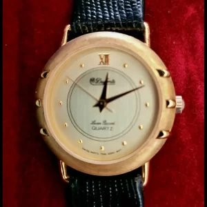 Rare Dufonte Lucien Picard Watch Roman Dial Box Papers NOS