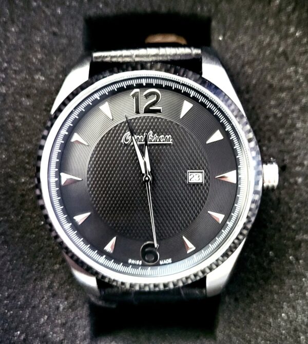 Real Nice Omikron Swiss Paladin Datejust Guilloche Dial NIB