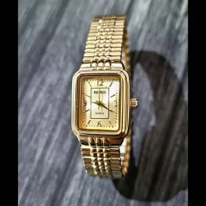 Rare Benrus Womens Vintage Retro Tank Watch New W Box Papers