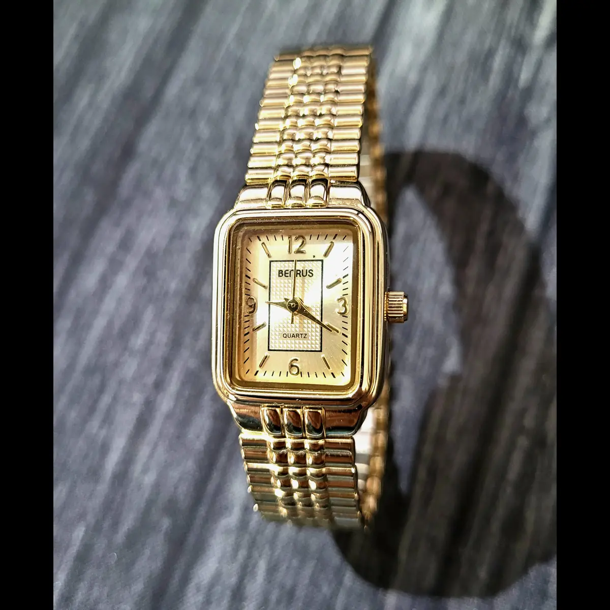 Rare Benrus Womens Vintage Retro Tank Watch New W Box Papers