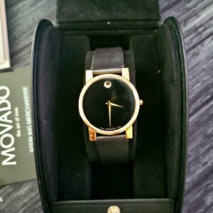 Rare Authentic Movado Museum New In Box W Papers New Battery