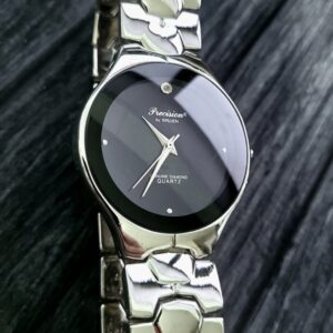 Rare Cond Vintage Precision Gruen Genuine Diamond Mens Watch