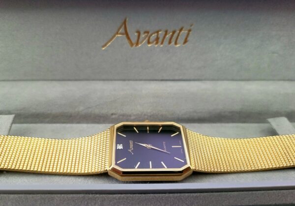 Exquisite Retro Vintage Avanti Diamond Mens Watch New in Box