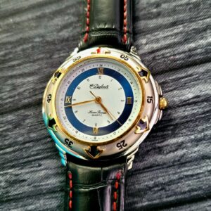 Super Rare Mens Vintage Dufonte Lucien Piccard Diver Watch