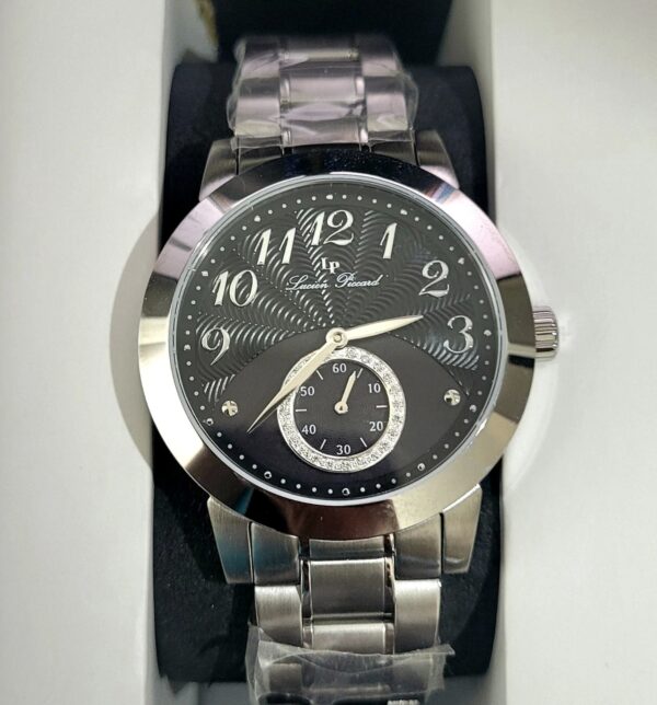 Rare Retired Model Lucien Piccard Sub Dial Mens Watch NIB
