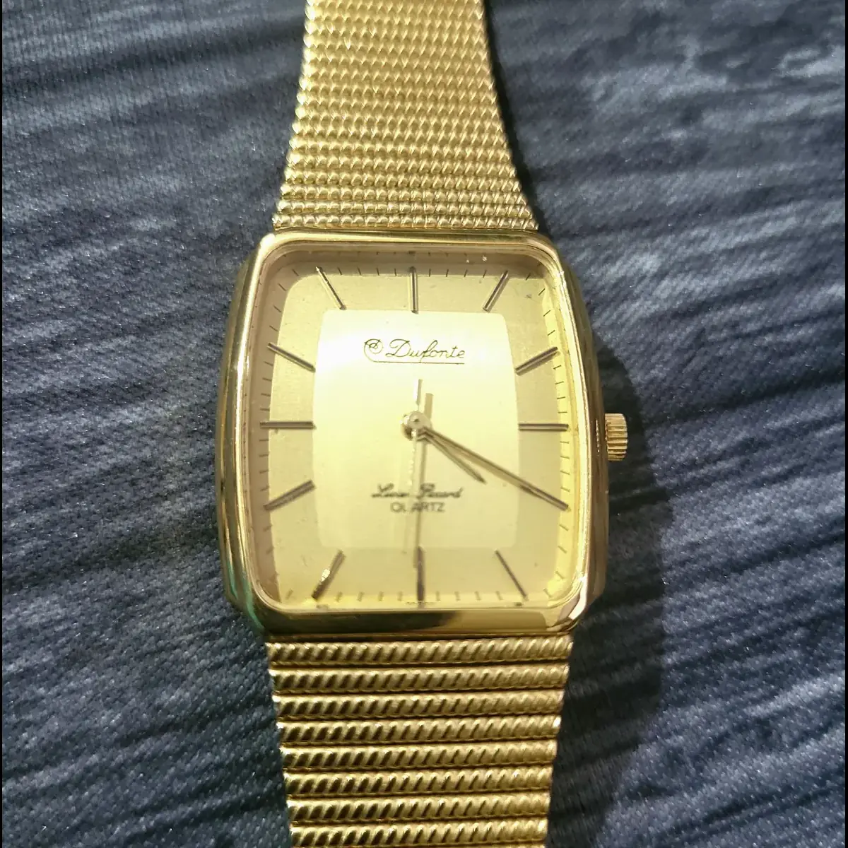 Rare Vintage Dufonte Lucien Piccard Mens Watch New Old Stock - Image 4