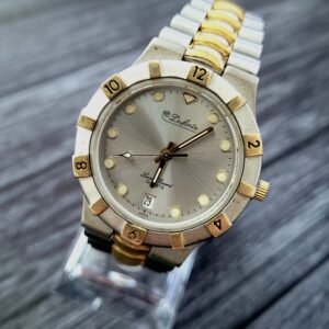 Vintage Very Rare Men's Dufonte Lucien Piccard Diver Watch