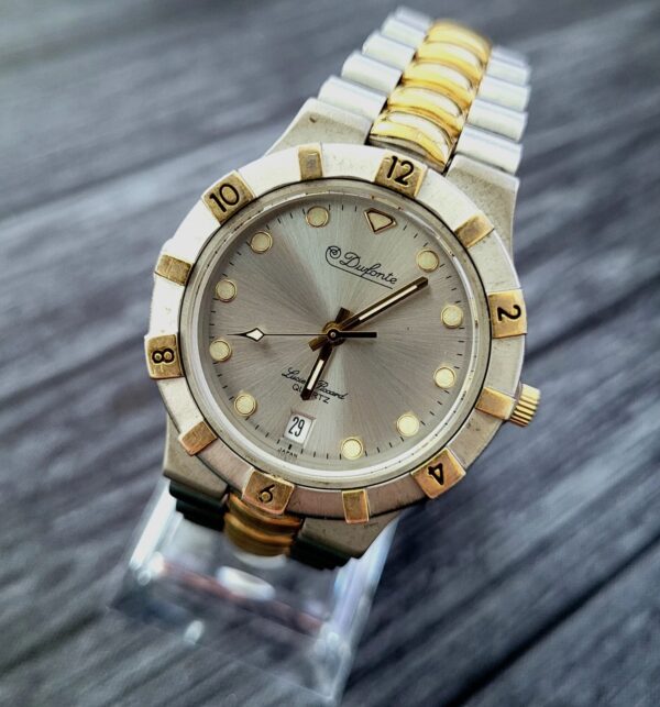 Vintage Very Rare Men's Dufonte Lucien Piccard Diver Watch