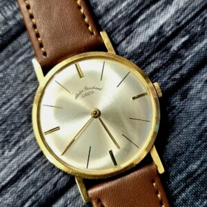 Rare Vintage Andre Bouchard Incabloc Piepan Dial Men's Watch