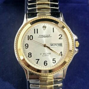 Rare Vintage Waltham Prestige 80's Diamond Dial Men's Watch