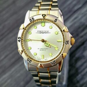 Vintage Rare Retro Men's Waltham Prestige Dive Watch In Box