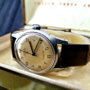 Rare Antique Mens 50s 14k B Lord Elgin 643 Swiss Watch W Box