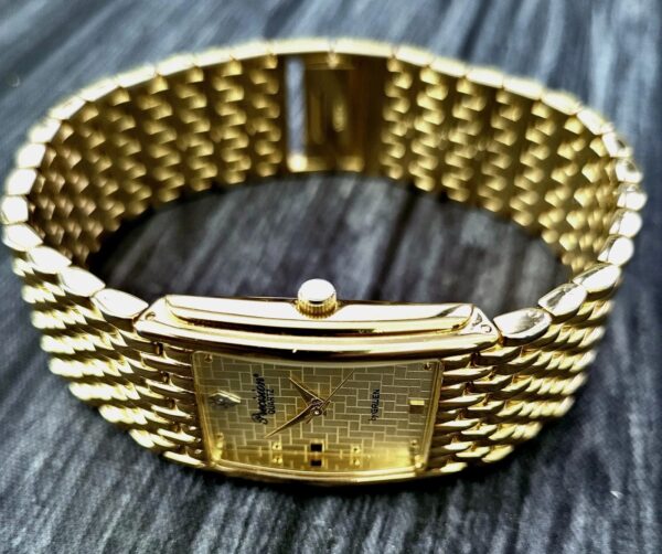 Rare Vintage Gruen Diamond Precision Retro 80's Mens Watch