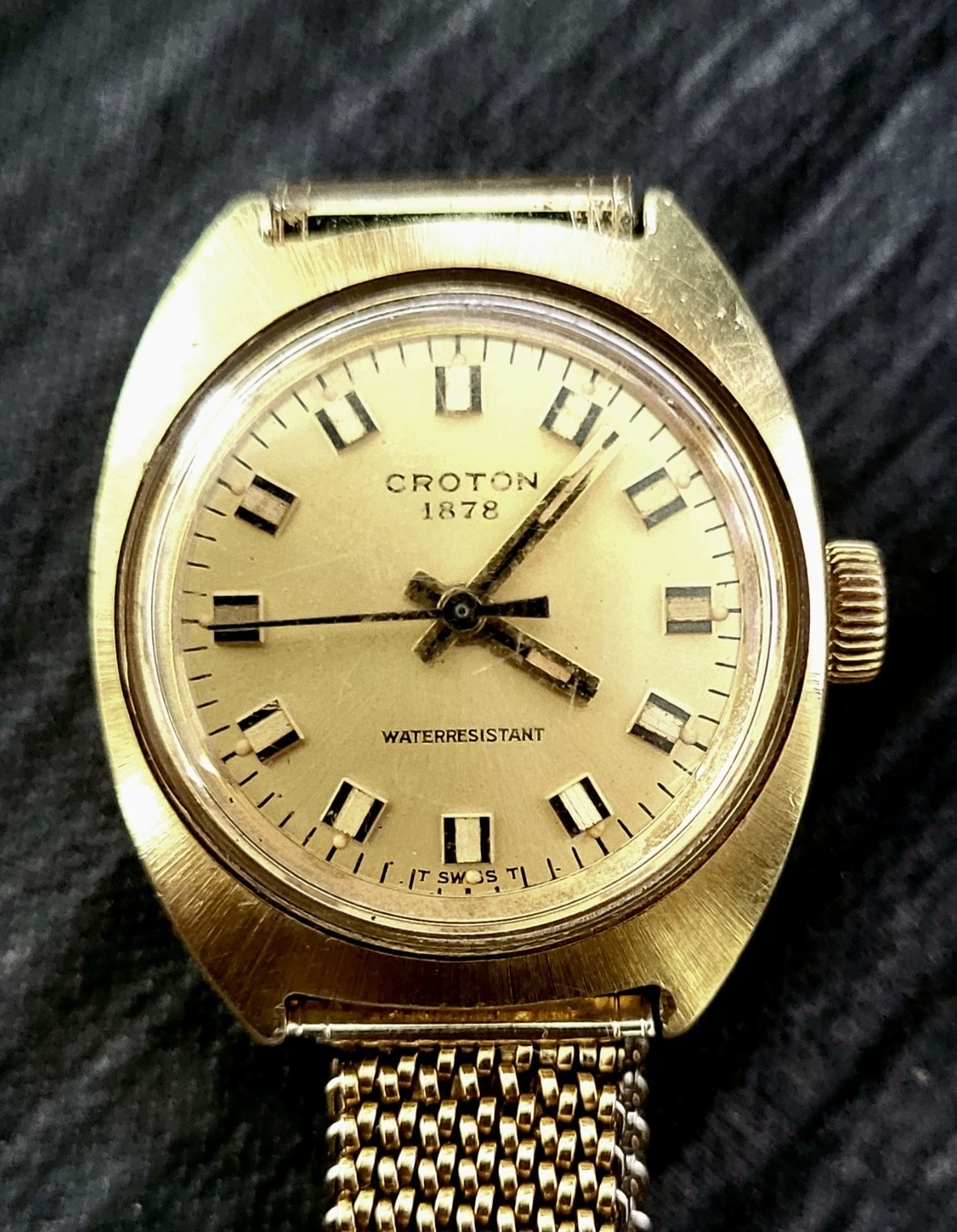 Very Rare Women's Croton Swiss 24mm F-370 Automatic Watch