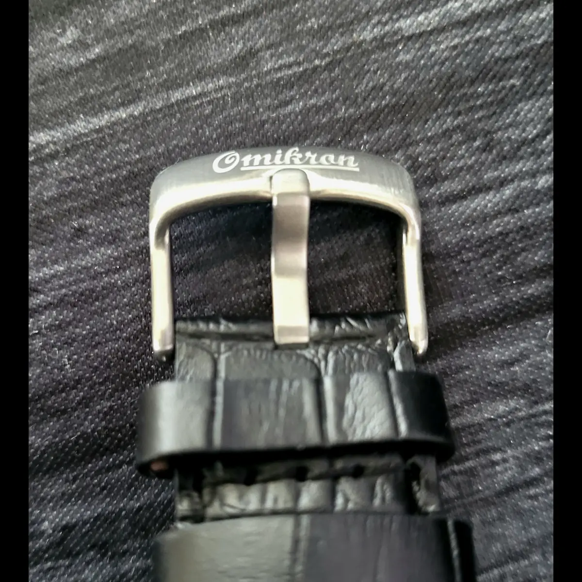 Real Nice Omikron Paladin Swiss Mens Watch Guilloche Dial NIB - Image 5