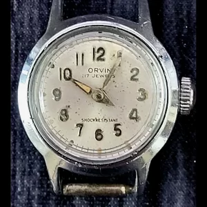 Vintage Orvin 17 Jewels Mechanical Ladies Watch New Crystal