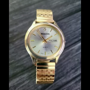 Rare Vintage Retro Westclox Men's Diamond Watch New Battery