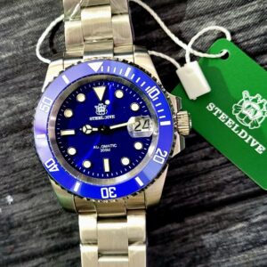 Rare Vintage New Steeldive Sapphire Automatic Dive Watch