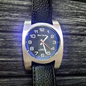 Very Rare Vintage Paul Jardin Curvex Mens Watch W New Strap
