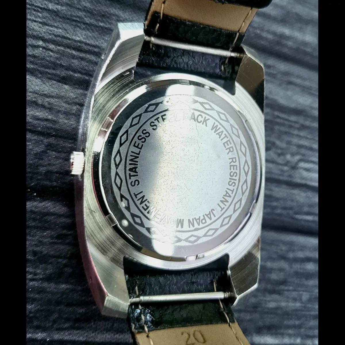 Very Rare Vintage Paul Jardin Curvex Mens Watch W New Strap - Image 5