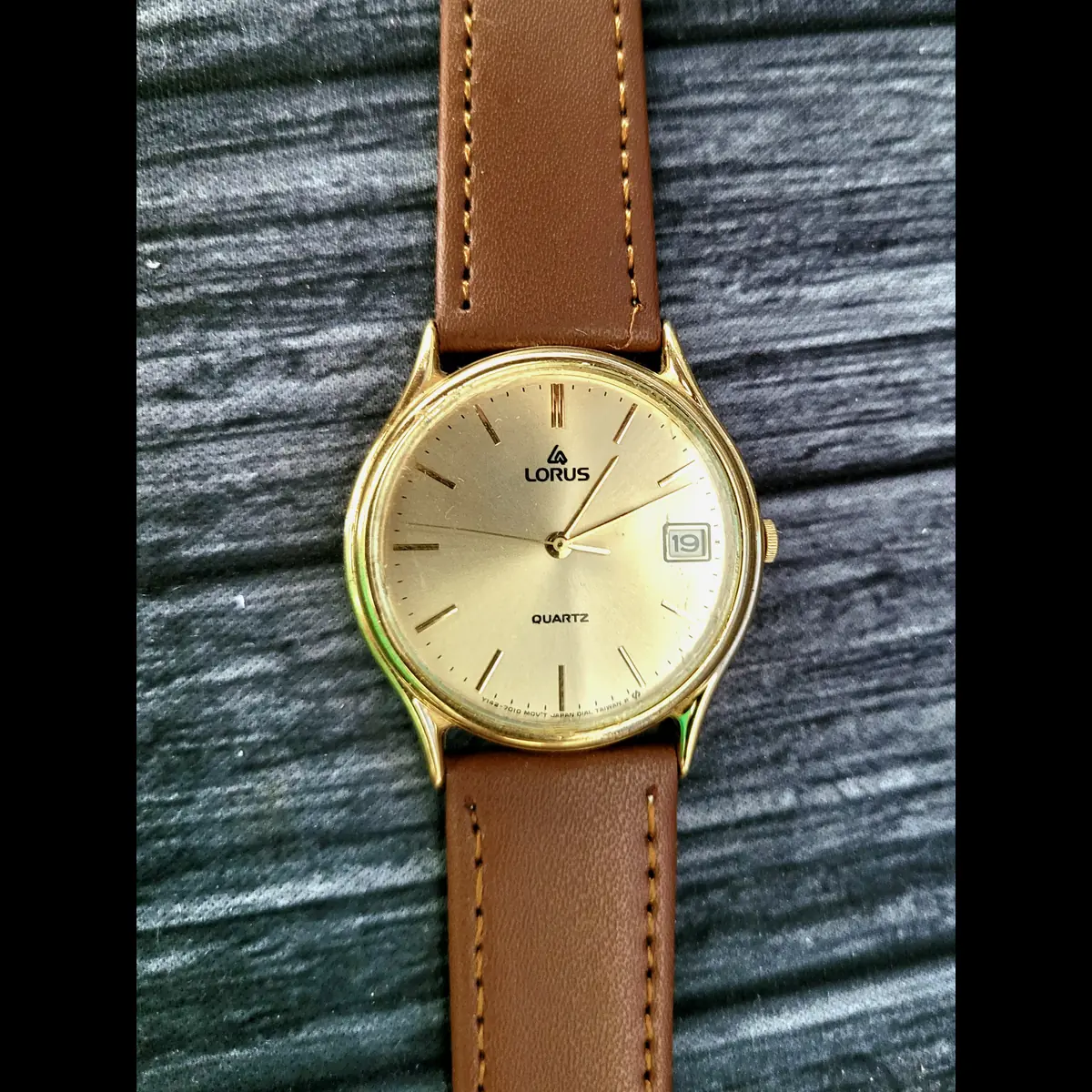 Rare Vintage Lorus Mens Dress Watch New Strap And Battery - Image 2