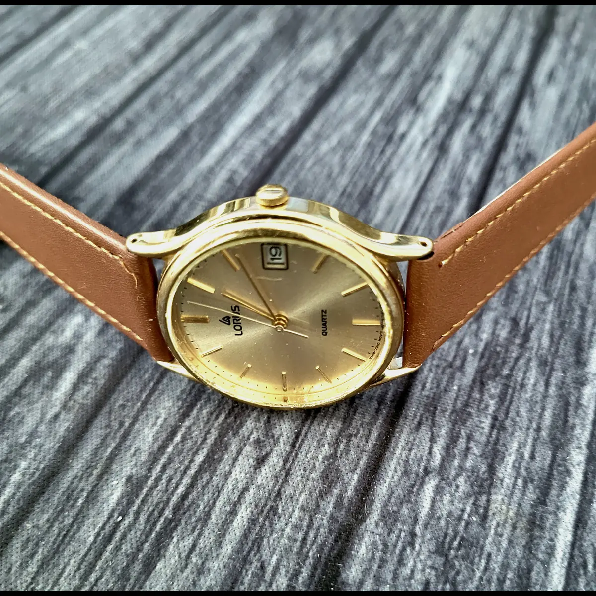 Rare Vintage Lorus Mens Dress Watch New Strap And Battery - Image 3