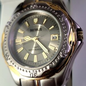 Rare Condition Vintage Benrus Mens Dive Dress Watch N In Box