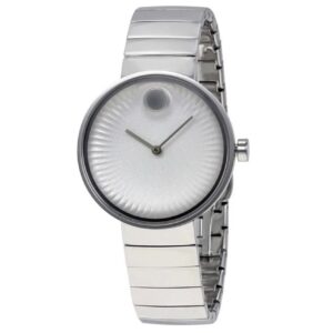 Movado Edge 34mm 5.5 Inch Sapphire Crystal Ladies Watch Runs