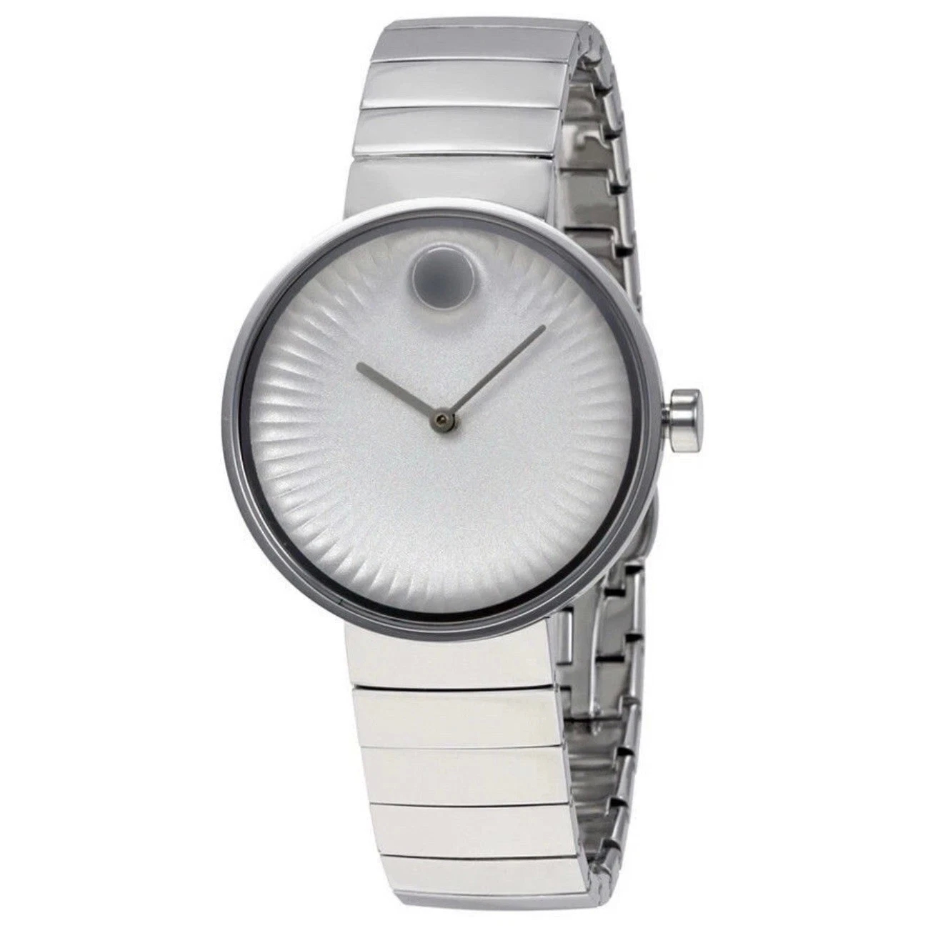 Movado Edge 34mm 5.5 Inch Sapphire Crystal Ladies Watch Runs