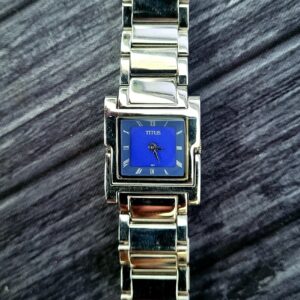 Rare Vintage Solvil Et Titus Womens Hinge Tank Dress Watch