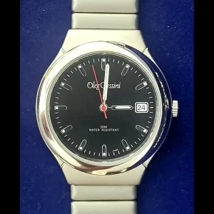 Rare Vintage Oleg Cassini Mens Designer Watch New Box Tags