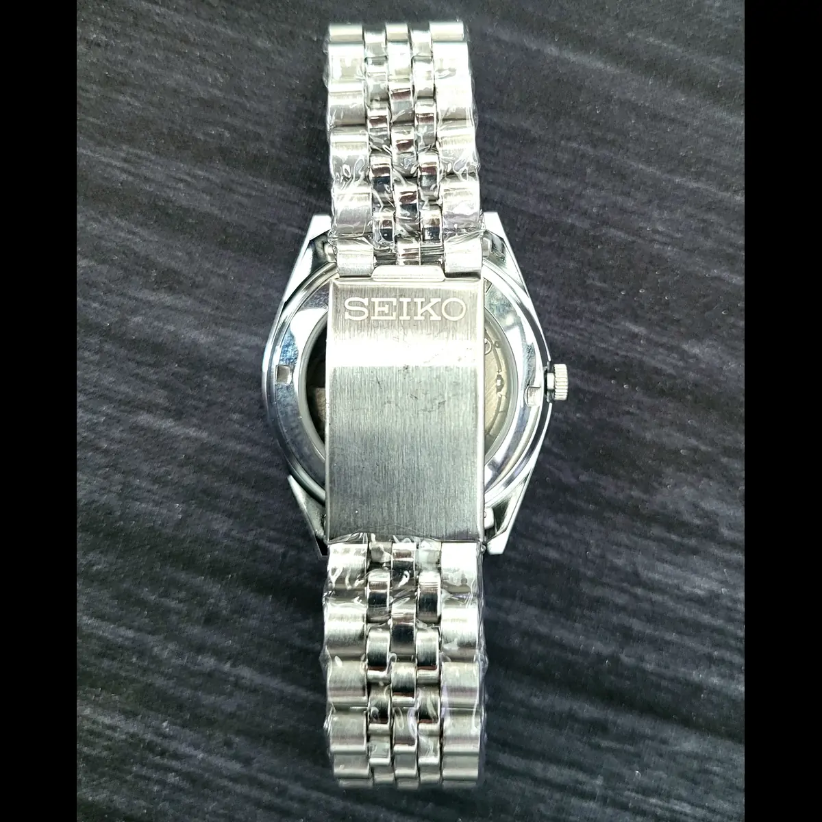 Vintage Seiko-5 17j Automatic Mickey Dial Mens Watch Exb Mod - Image 4
