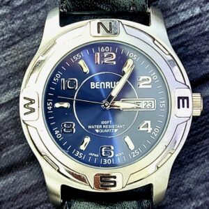 Rare Vintage Benrus Compass Dive Watch Very Collectable