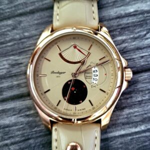 Poedagar 1853 Genius 28 Jewel Rose Gold Mens Dress Watch