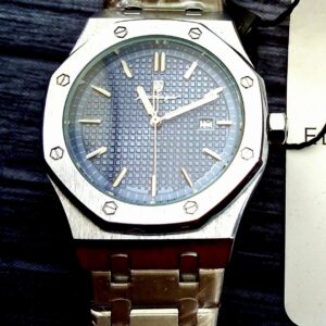 Mens Poedagar Offshore Blue Guilloché Dial Mens Dress Watch