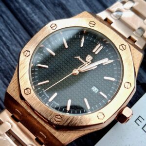 Mens Poedagar Royaloak Diver Guilloché Dial Mens Dress Watch
